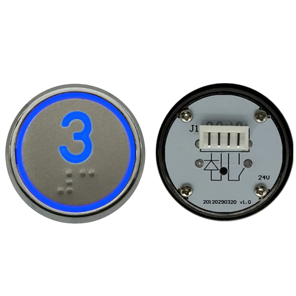 Acero Lift Button - Blue Line