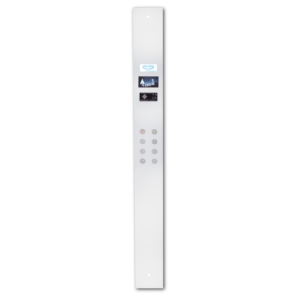 Panel White Button