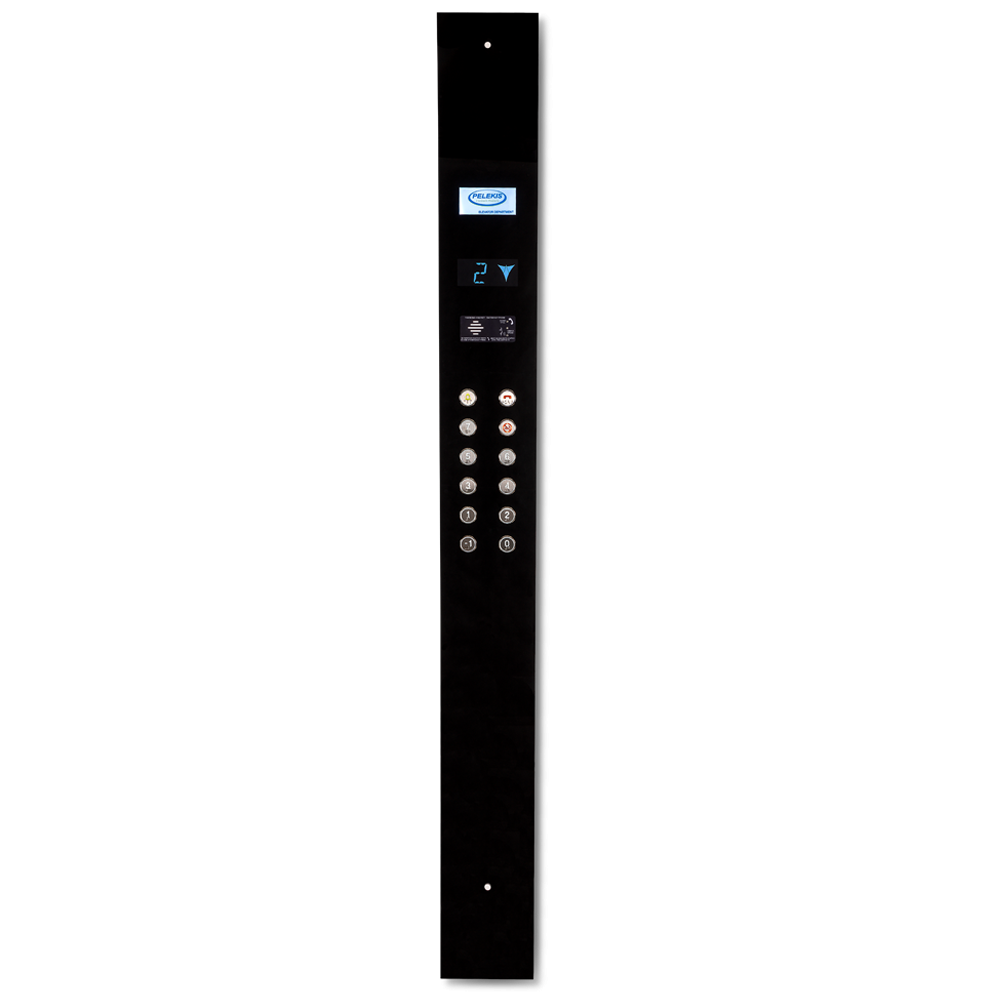 Panel Black Button