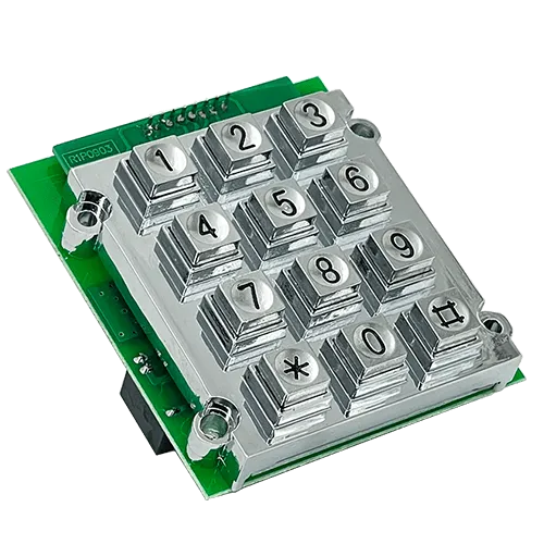 Keylock with 8 Relays Flush Mounted