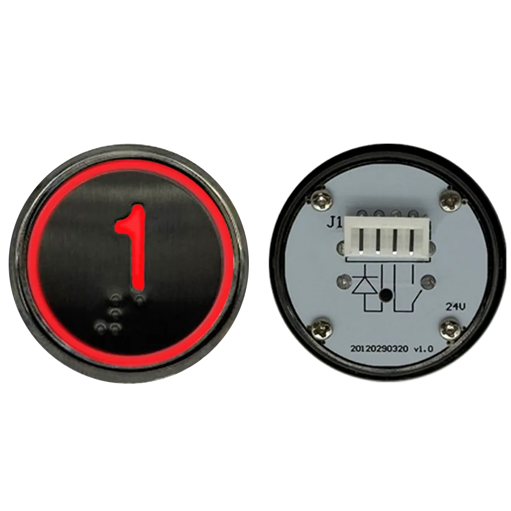 Oscuro Lift Button - Red Line